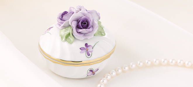 ミルフルール] ハートボックスL バラ