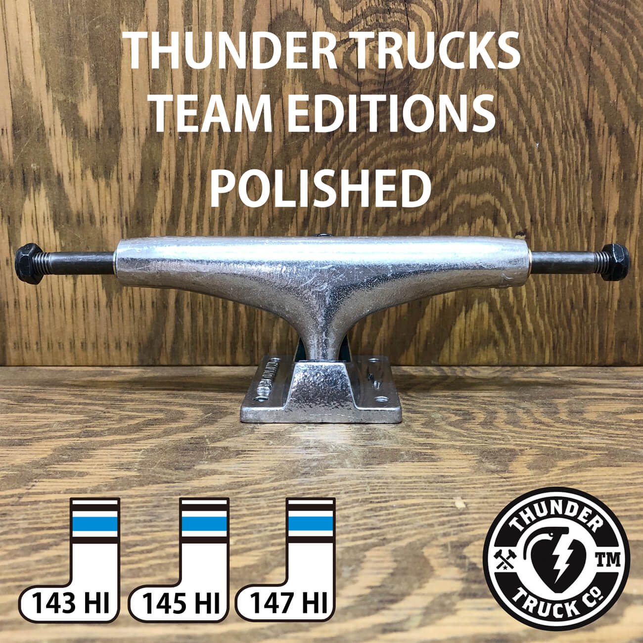 THUNDER TRUCKS TEAM EDITIONS 143HI-151HI | 東京のスケートボード