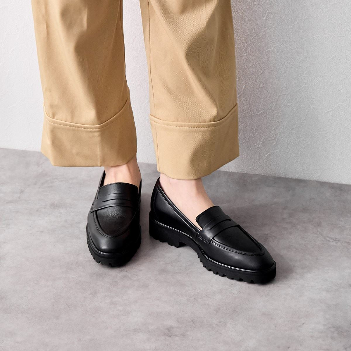 SALE】トラックソールローファー/641305