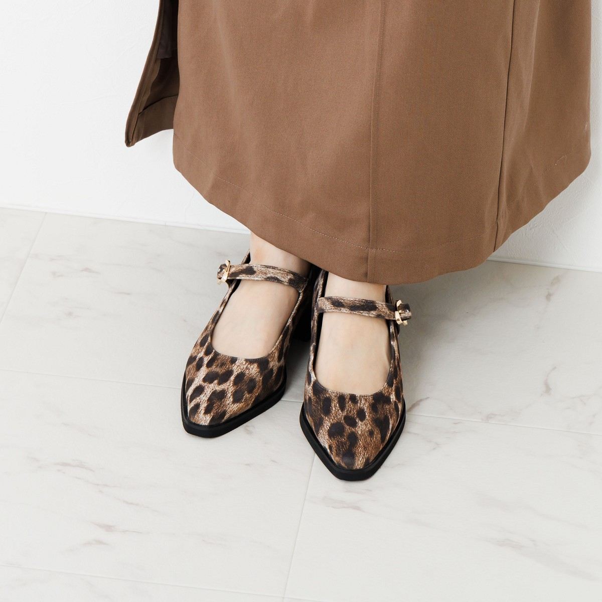 SALE】軽量ソールポインテッドトゥメリージェーン/651305