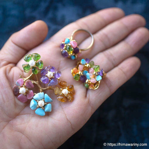 Swoboda スワボダ-天然石-ビタミン・フラワーブーケ・ヴィンテージ