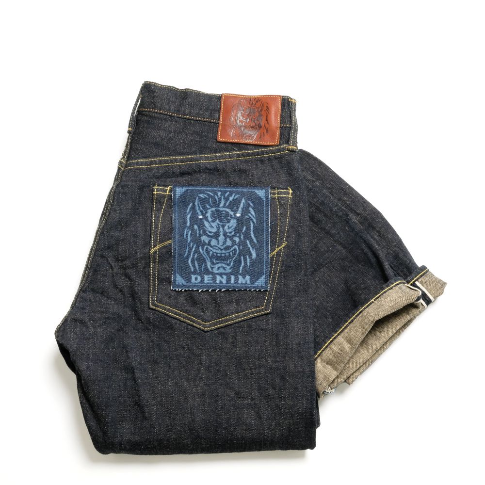 ONI DENIM - Regular Rise Neat Straight - 14oz. Indigo x Beige ONI