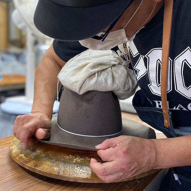 ラビットファー フェルト中折れハット | Hicktown Craftsman Club