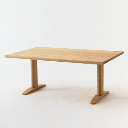 森のことば LDテーブル（片側R形天板） | 飛騨産業株式会社【公式