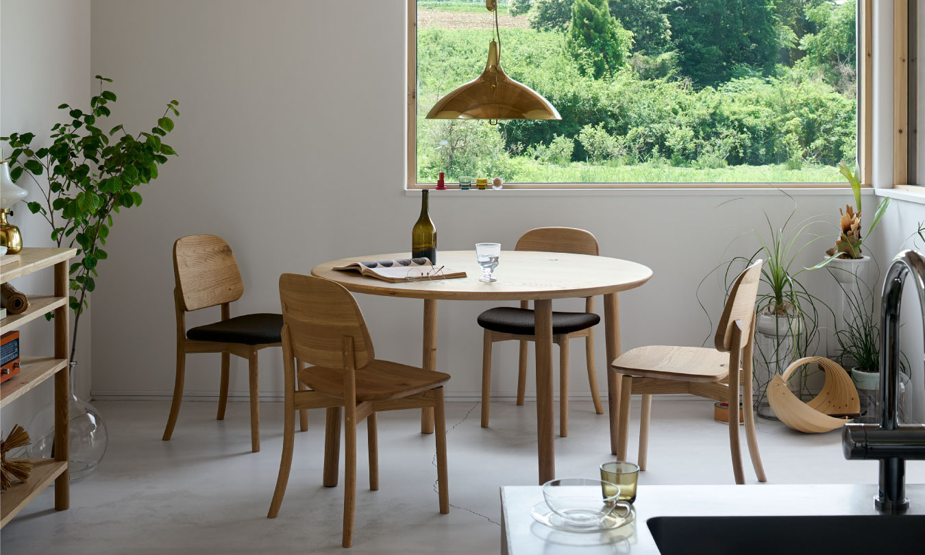 kei 円形テーブル | 飛騨産業株式会社【公式】 | 飛騨の家具、国産家具