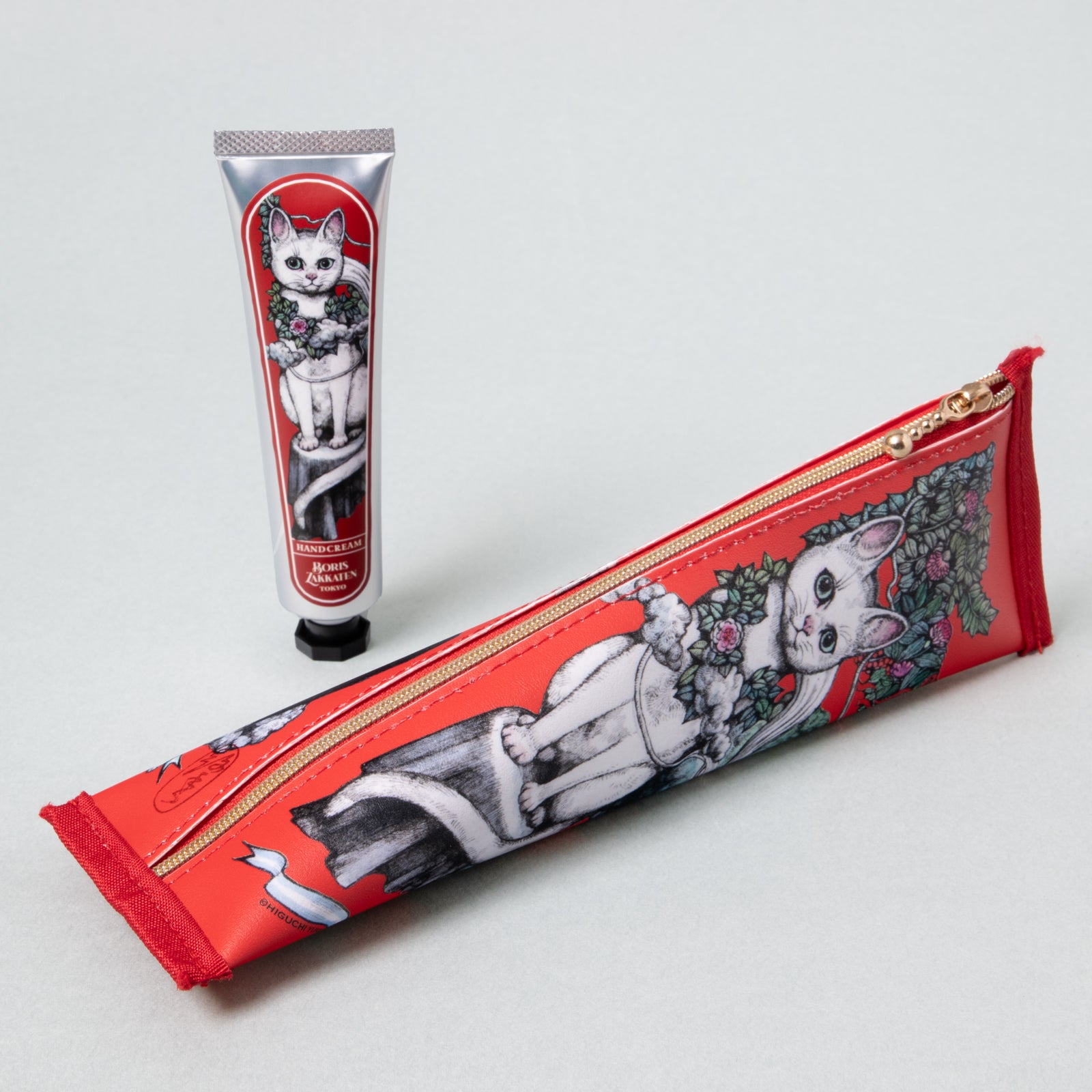 ハンドクリーム＆ポーチセット いぬとねこ – ボリス雑貨店