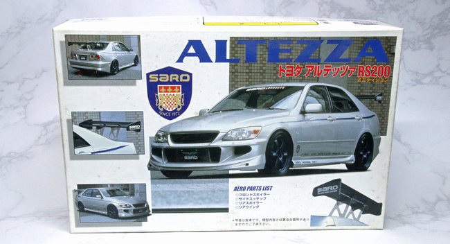 フジミ1/24「SARD アルテッツァ」その1（ボディ塗装とデカール