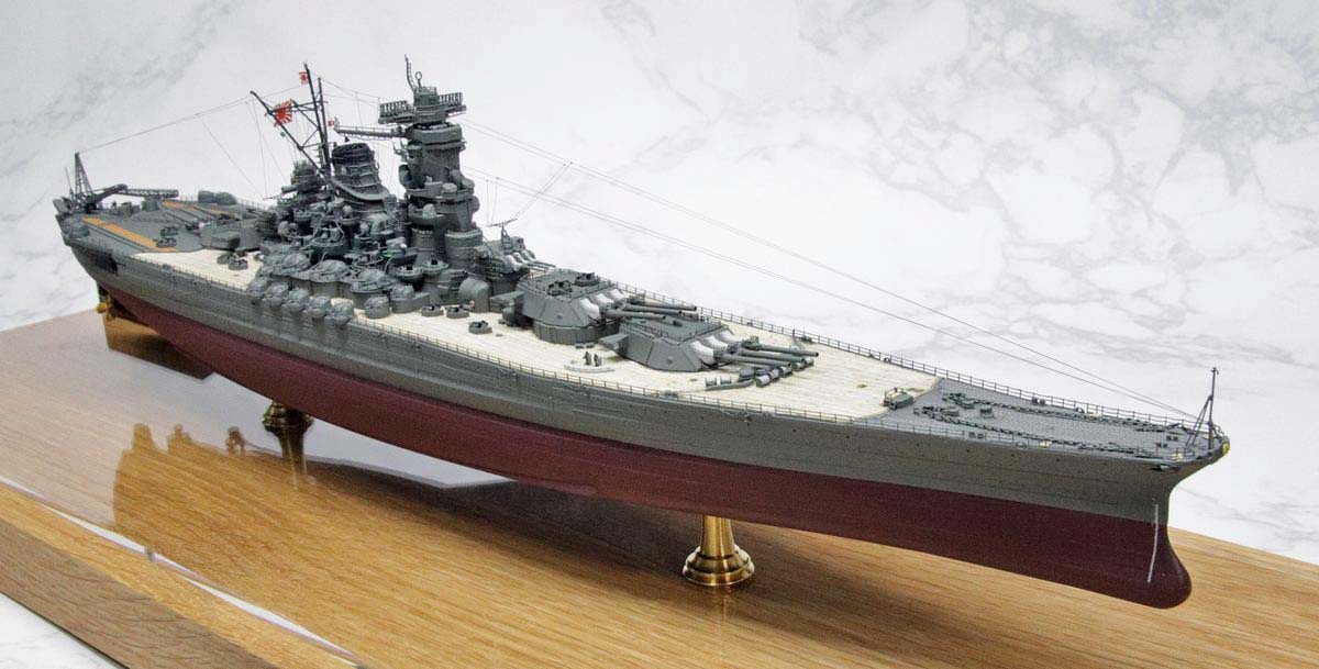 1/700戦艦「大和」【最終時】完成写真 – 艦船模型製作代行モデル