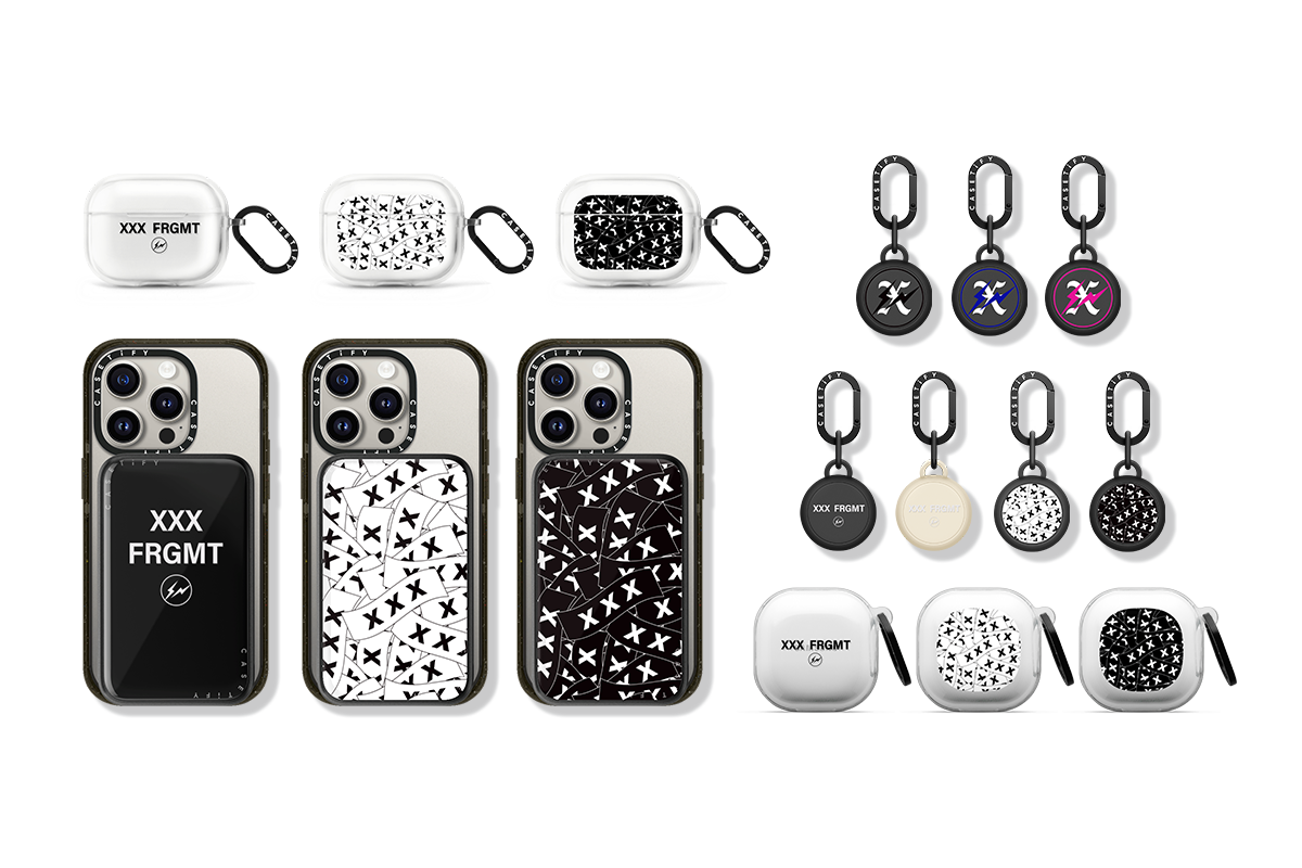 GOD SELECTION XXX × fragment design × CASETiFY、トリプルコラボ