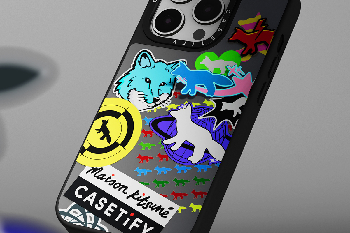 Maison Kitsuné x CASETiFY」コレクション発売。Foxロゴを鮮やかに