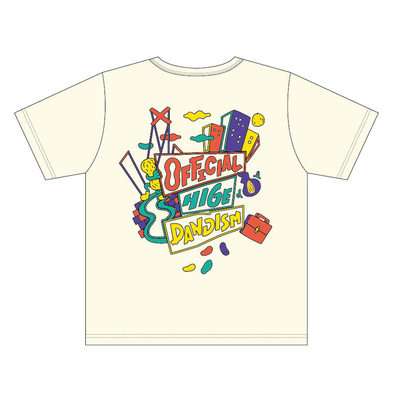 SHOCKING NUTS TOUR Tシャツ クリームホワイト（SHOCKING NUTS TOUR