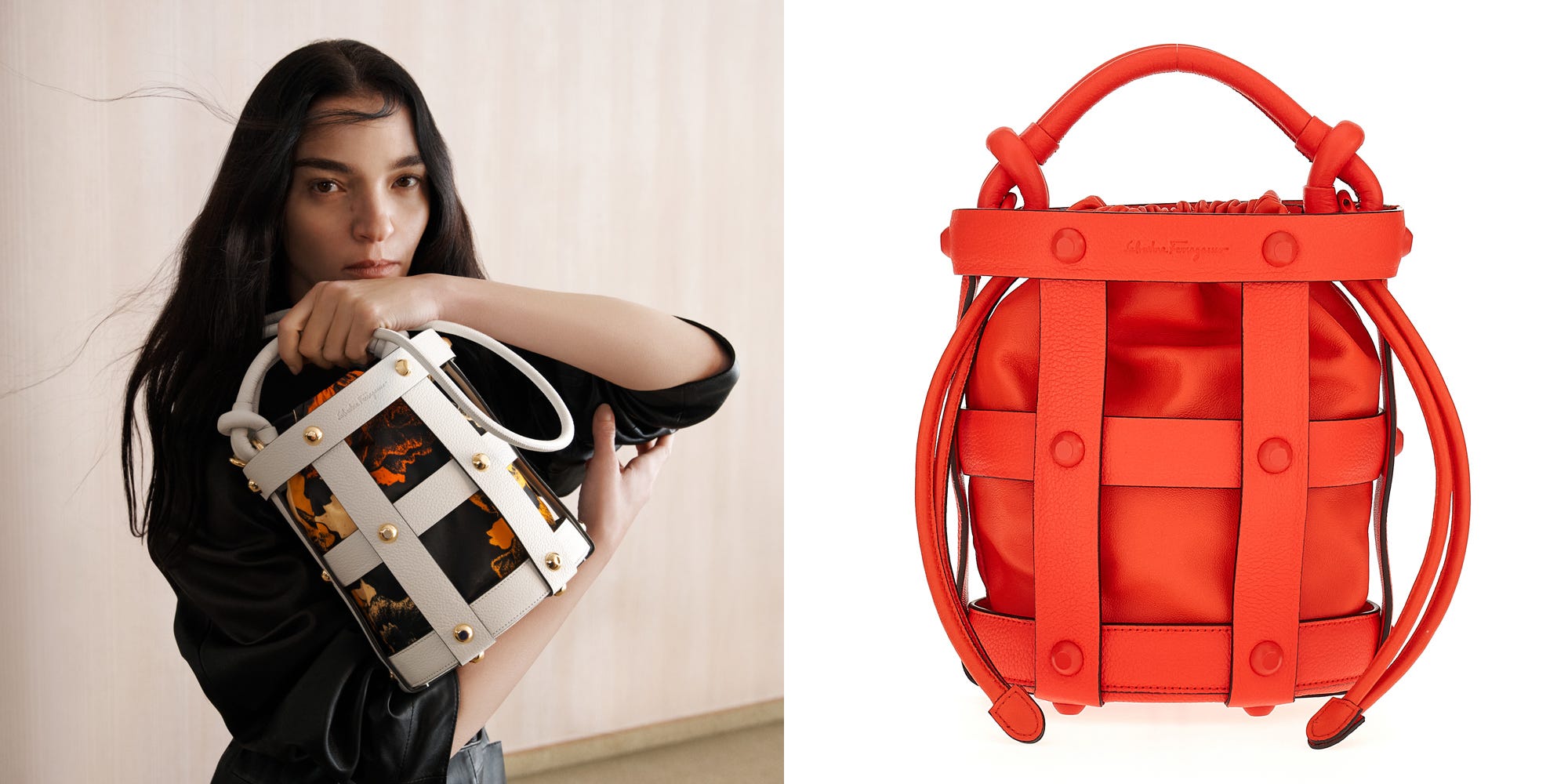 サルヴァトーレ フェラガモ」の新アイコン“フェラガモ ケージ バッグ