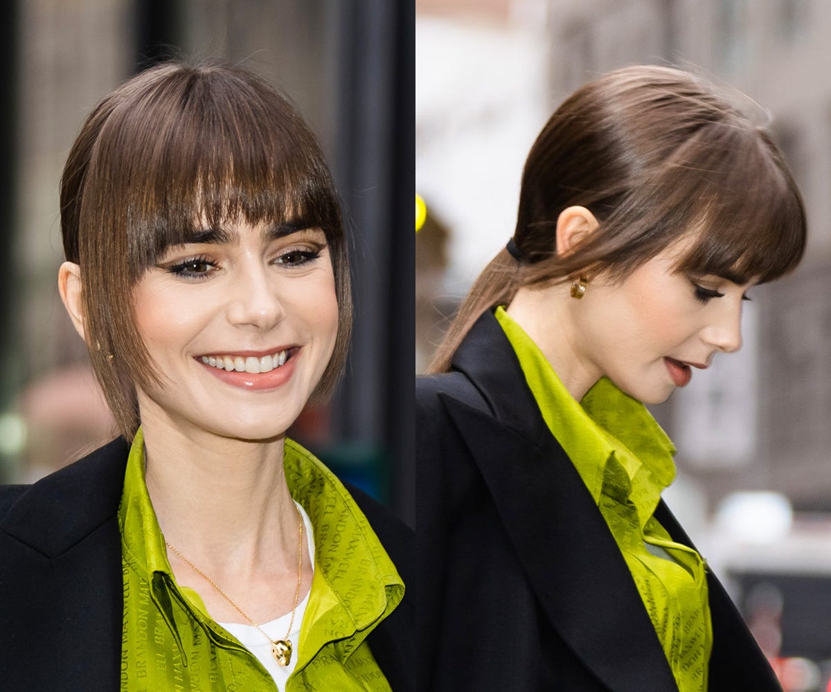 リリー・コリンズ演じる『エミリー、パリへ行く』❤エミリー流ヘア