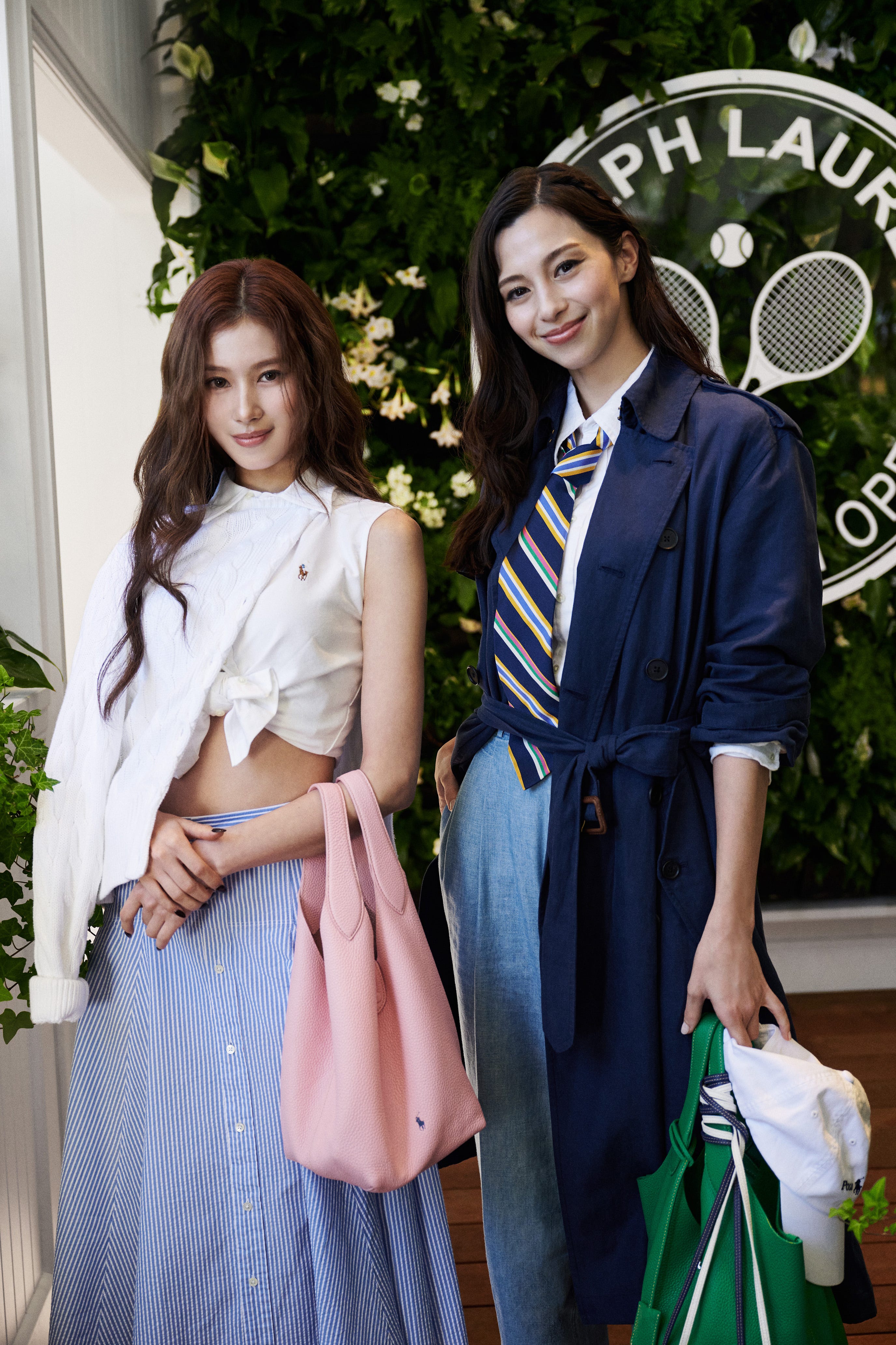 TWICE SANAと中条あやみが「ラルフ ローレン」をまとって来場！ 2025年