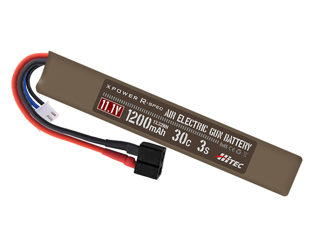 XPOWER R-SPEC AIR ELECTRIC GUN BATTERY Li-Po 11.1V 1200mAh 30C 3S