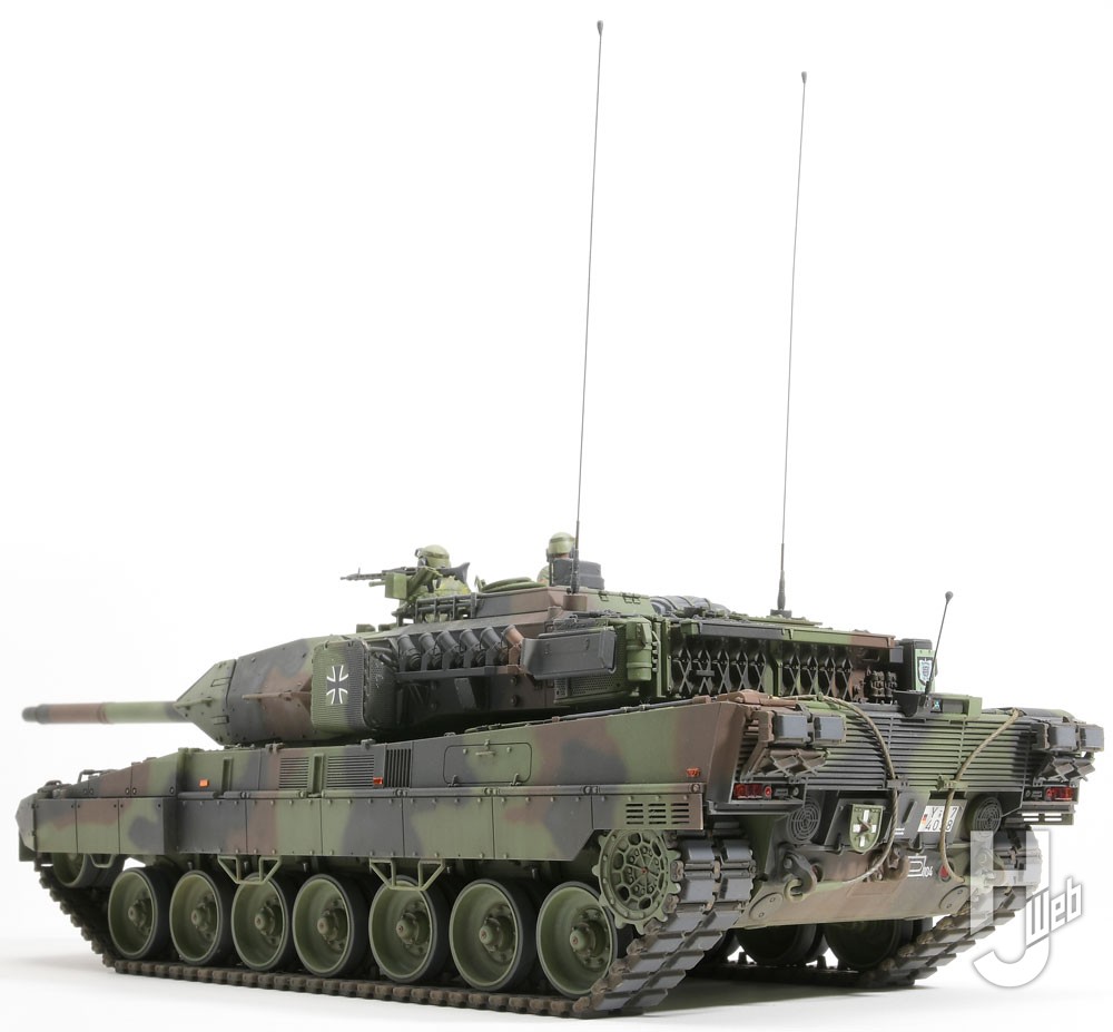 タミヤ1/35のドイツ連邦軍“レオパルト2”の最新バージョン“A7V”型を製作