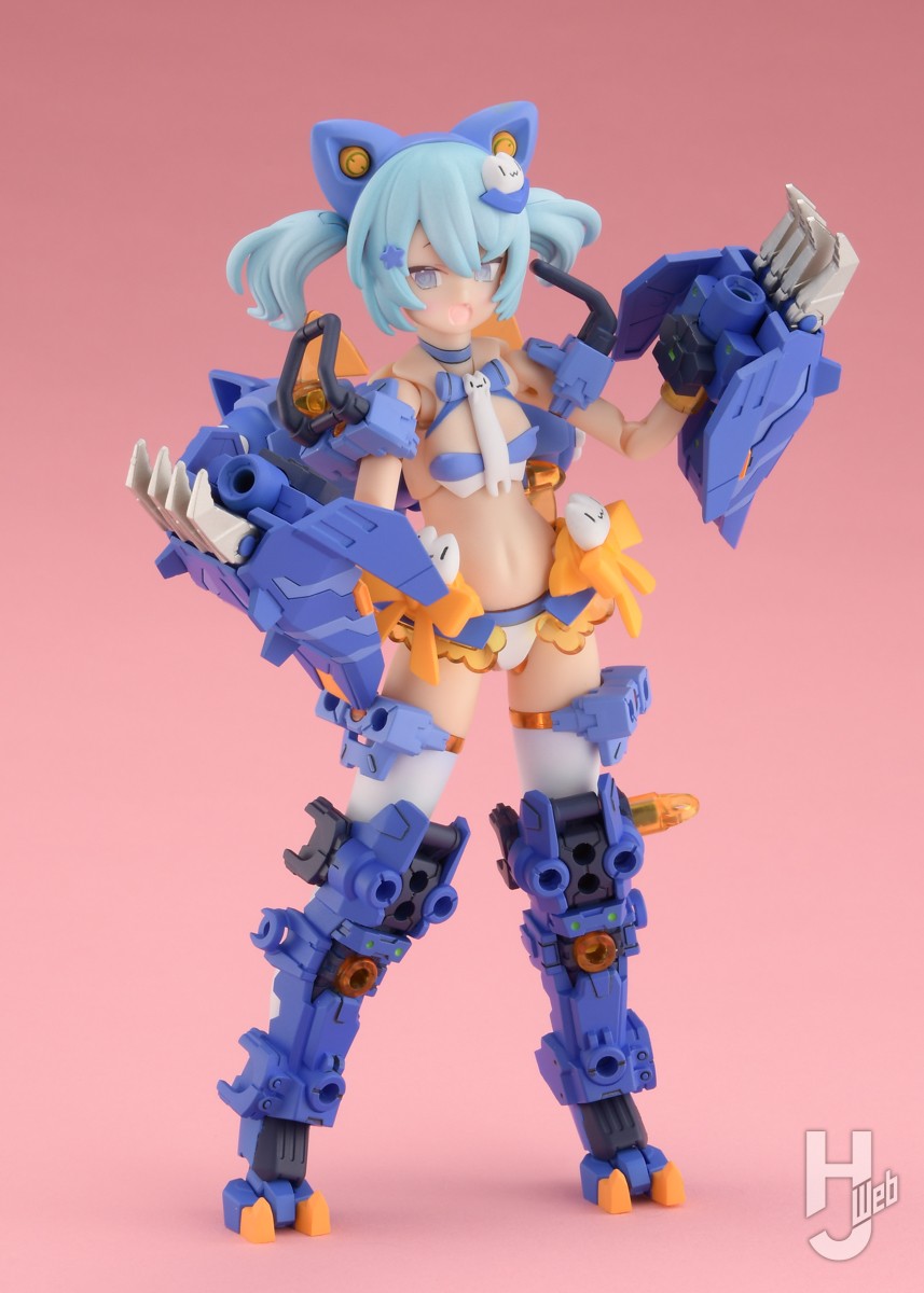 かわいいはつよい!?メガミデバイス「PUNI☆MOFU マオ」。同シリーズの