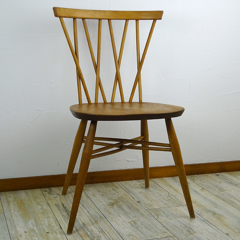 イギリスアーコール社ercolクロスバックチェアミッドセンチュリー