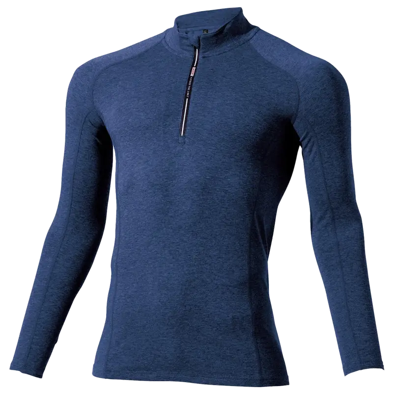 482 ジップアップホットインナー 冬のホットインナーコンプレッション