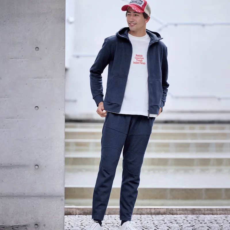 833テーパードスウェットパンツ - HOOH VILEA 作業着と電動ファン付き