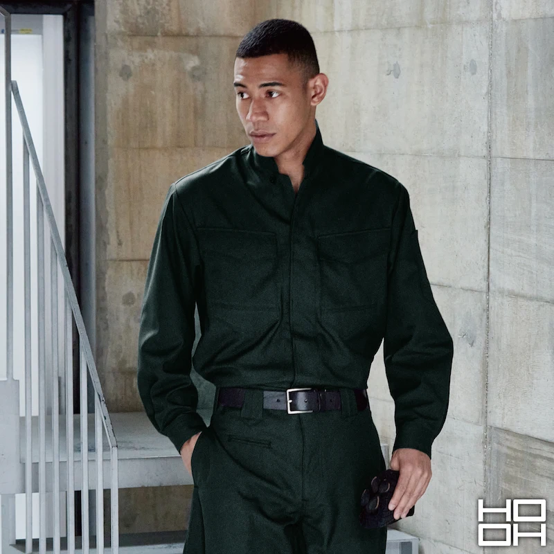 2501立衿シャツ - HOOH VILEA 作業着と電動ファン付き快適ウェアの村上被服