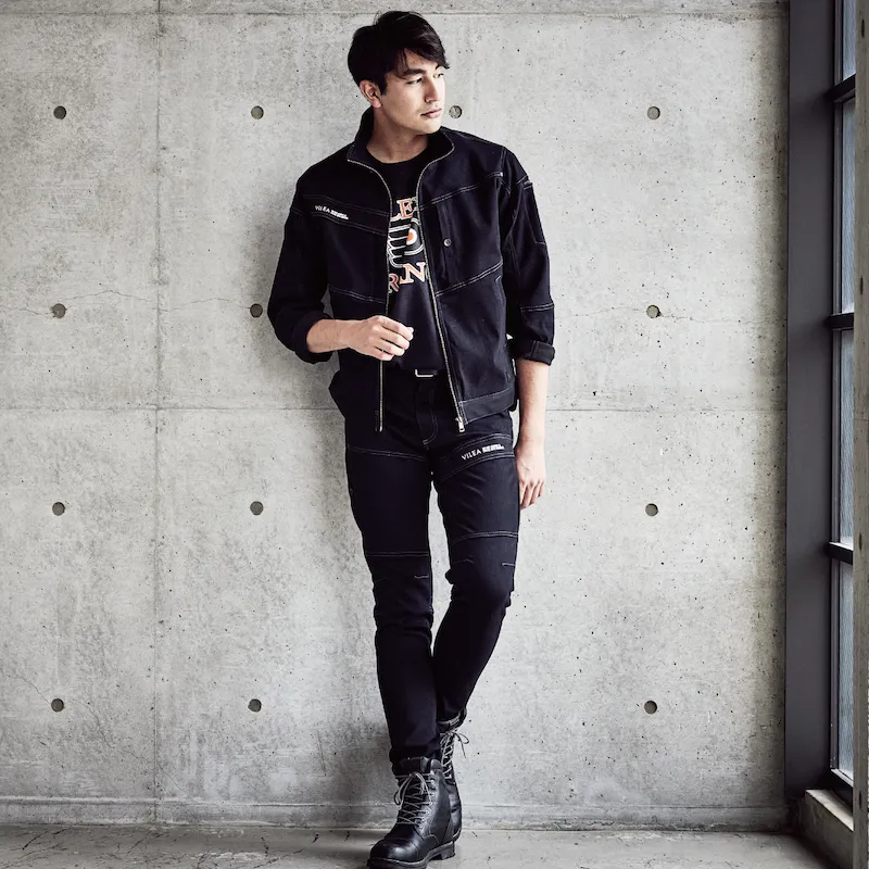 3803ストレッチジャケット - HOOH VILEA 作業着と電動ファン付き快適