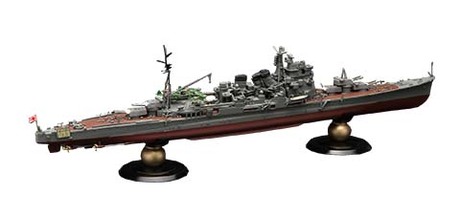 フジミ模型、1/700帝国海軍シリーズより日本海軍重巡洋艦「高雄」と