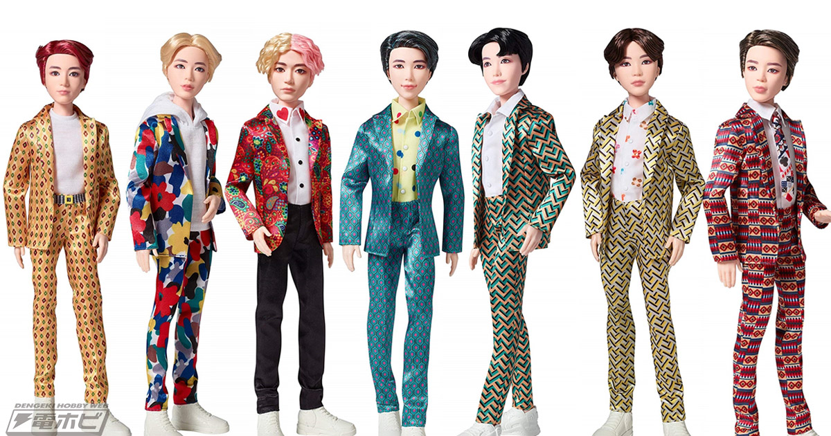 BTS（防弾少年団）メンバー7人のコア ファッションドールが登場