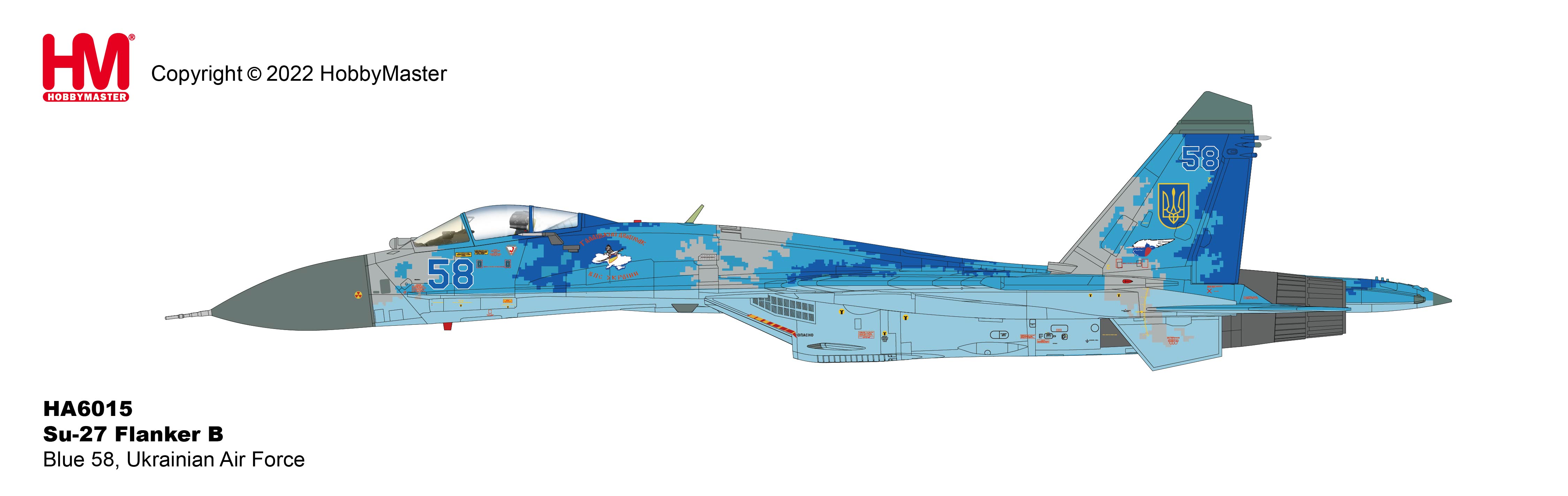 Sukhoi Su-27 Flanker B Blue 58, Ukrainian Air Force