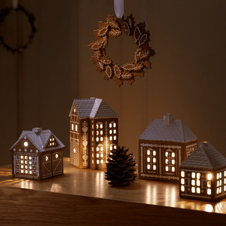 KAHLER ケーラー ジンジャーブレッドハウス ( クリスマスステーブル