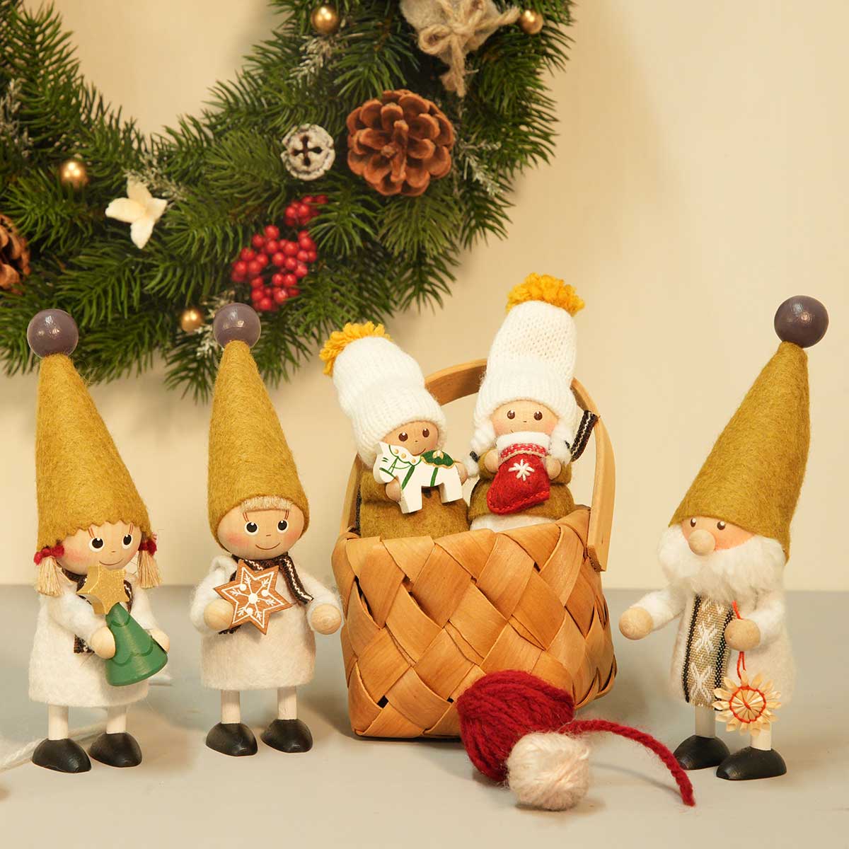 NORDIKA nisse ノルディカ ニッセ クリスマス 木製人形 ( ジンジャー