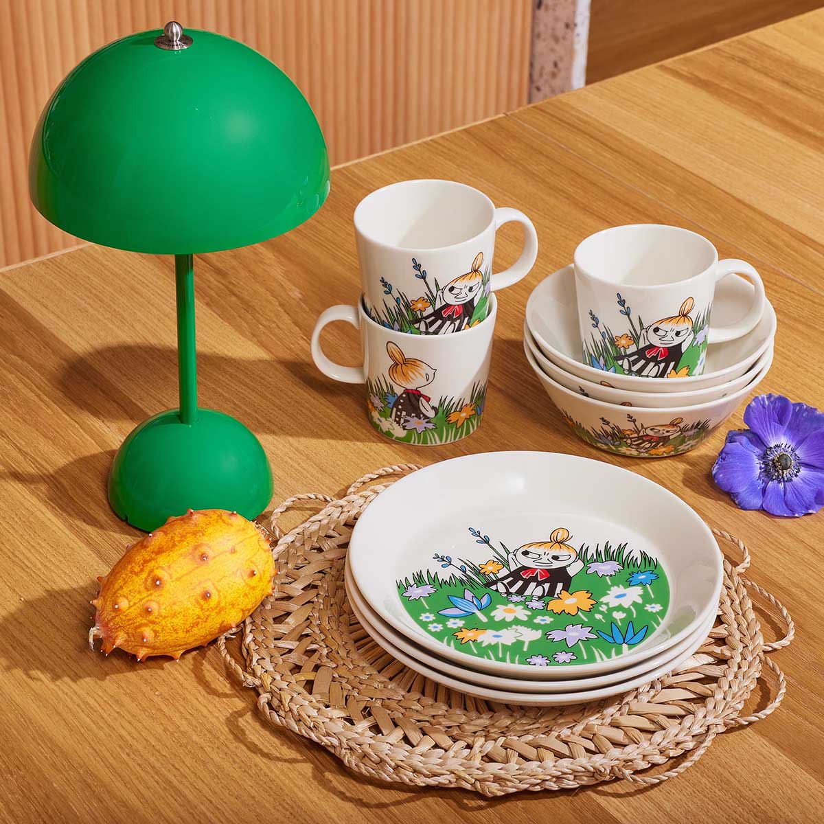 ぐり様】イッタラ ムーミン グラス マグ ボウル プレート 新品未使用