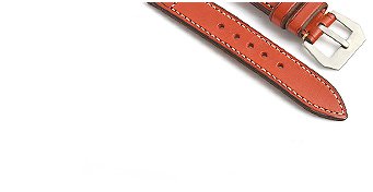 松下庵 フレンチカーフストラップ パネライ尾錠用 ゴールド 24-22mm