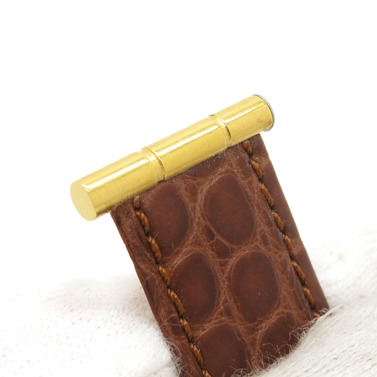 ブシュロン BOUCHERON リフレ用 クロコバンド ブラウン クロコダイル