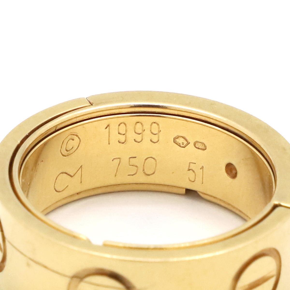 カルティエ Cartier アストロ ラブリング イエローゴールド K18YG #51