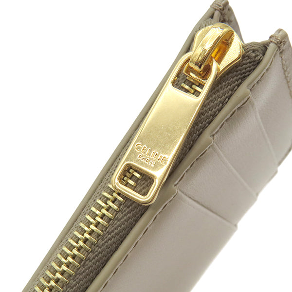 セリーヌ CELINE ジップ付きカードホルダー キュイル トリオンフ