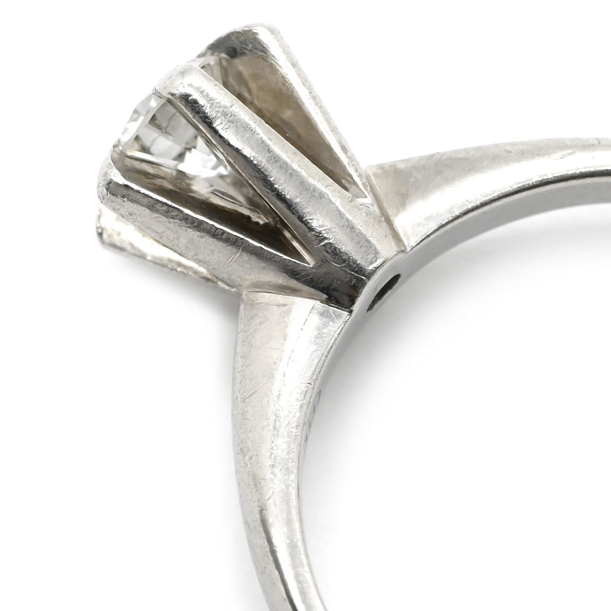 ノンブランド NON BRAND ダイヤ 立爪リング 0.43ct プラチナシルバー