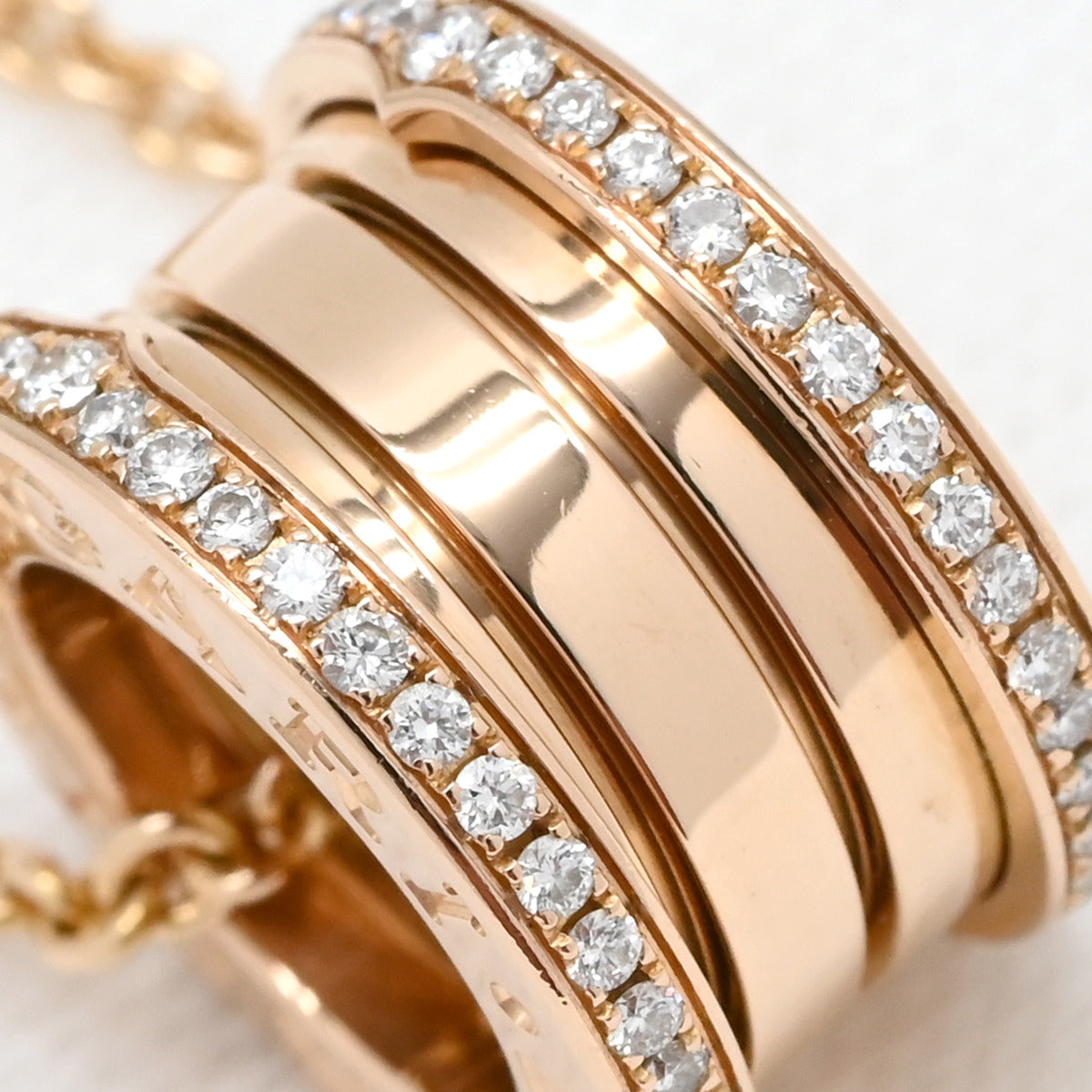 ブルガリ BVLGARI ビーゼロワン ダイヤ 358346 ピンクゴールド