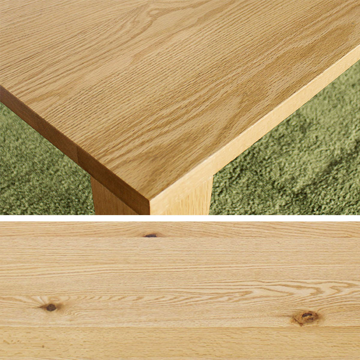 ダイニングテーブル 天板のみ 幅180×奥行90cm オーク 天然木 – ハウジー