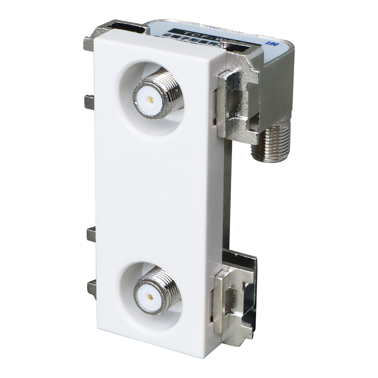 DXアンテナ】 壁面テレビ端子2端子型 【4K8K対応】WU772S|e431（いいし