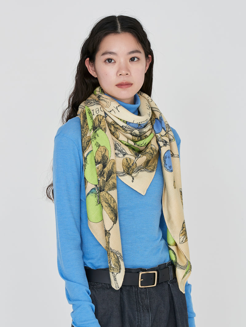 manipuri | ＜ウールシルクストールヘリンボーン織120＞アンティーク