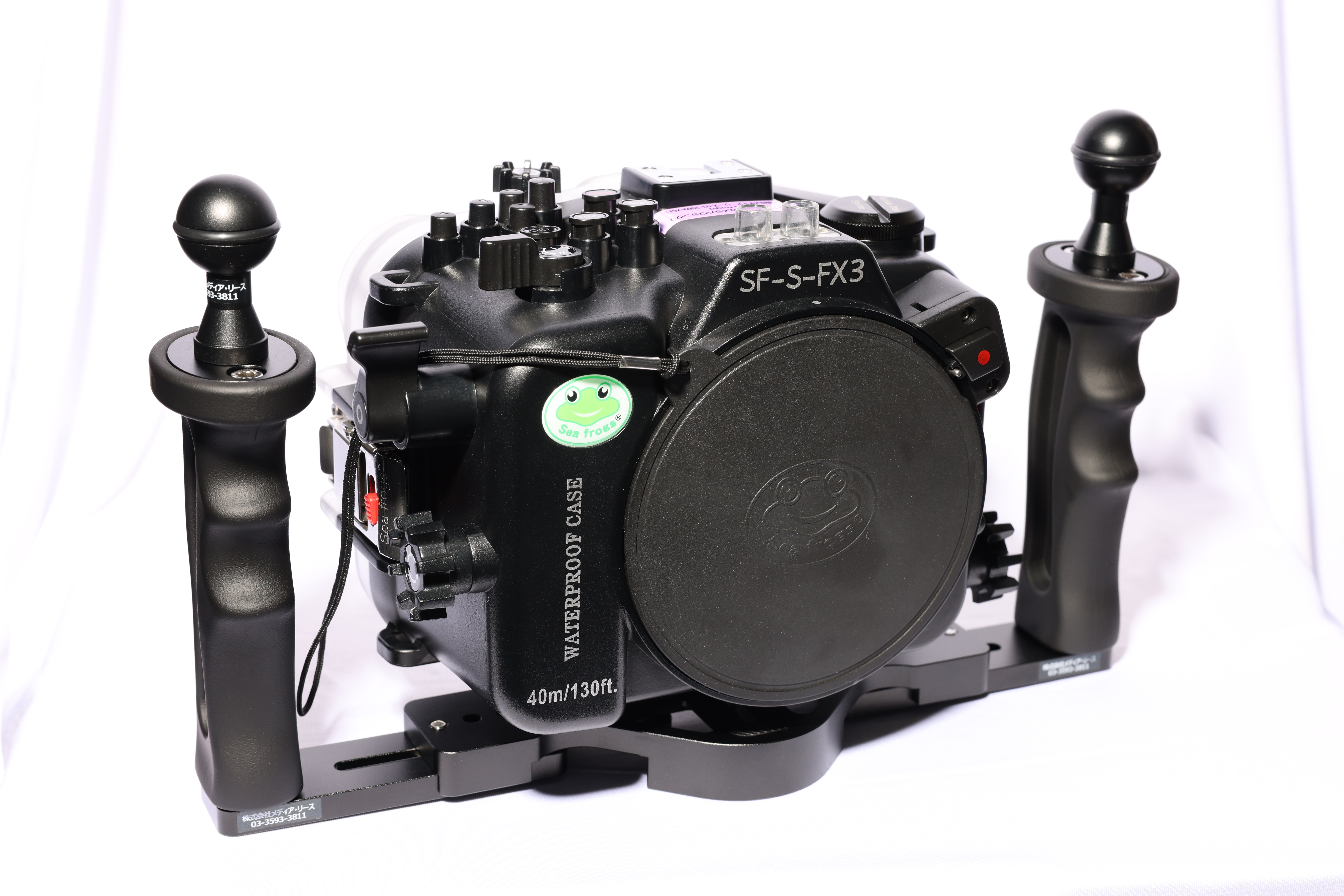 Sea Frogs Sony FX3用水中カメラハウジング (40m) 6インチロングドーム