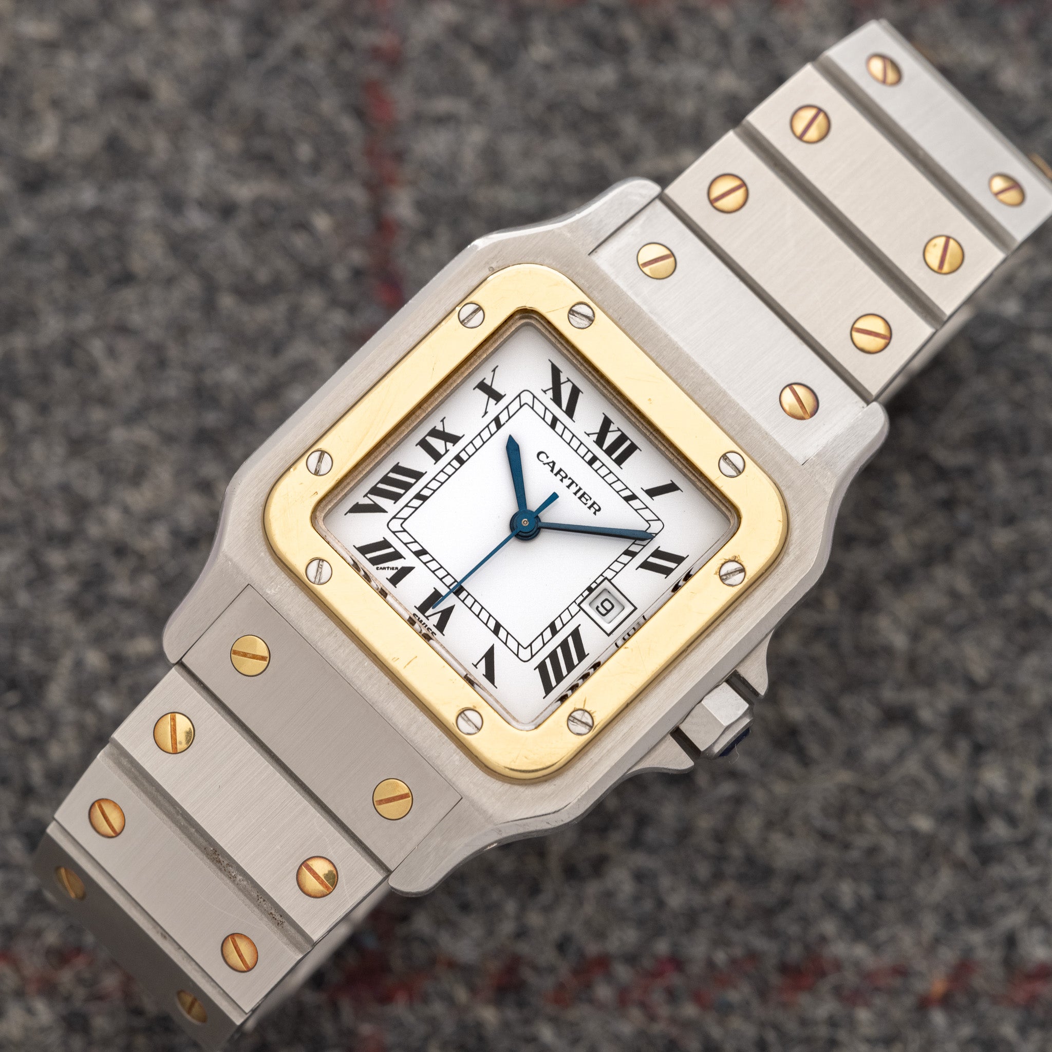 Cartier Santos Carree - Unpolished (Ref. 2961) – Huntington Company
