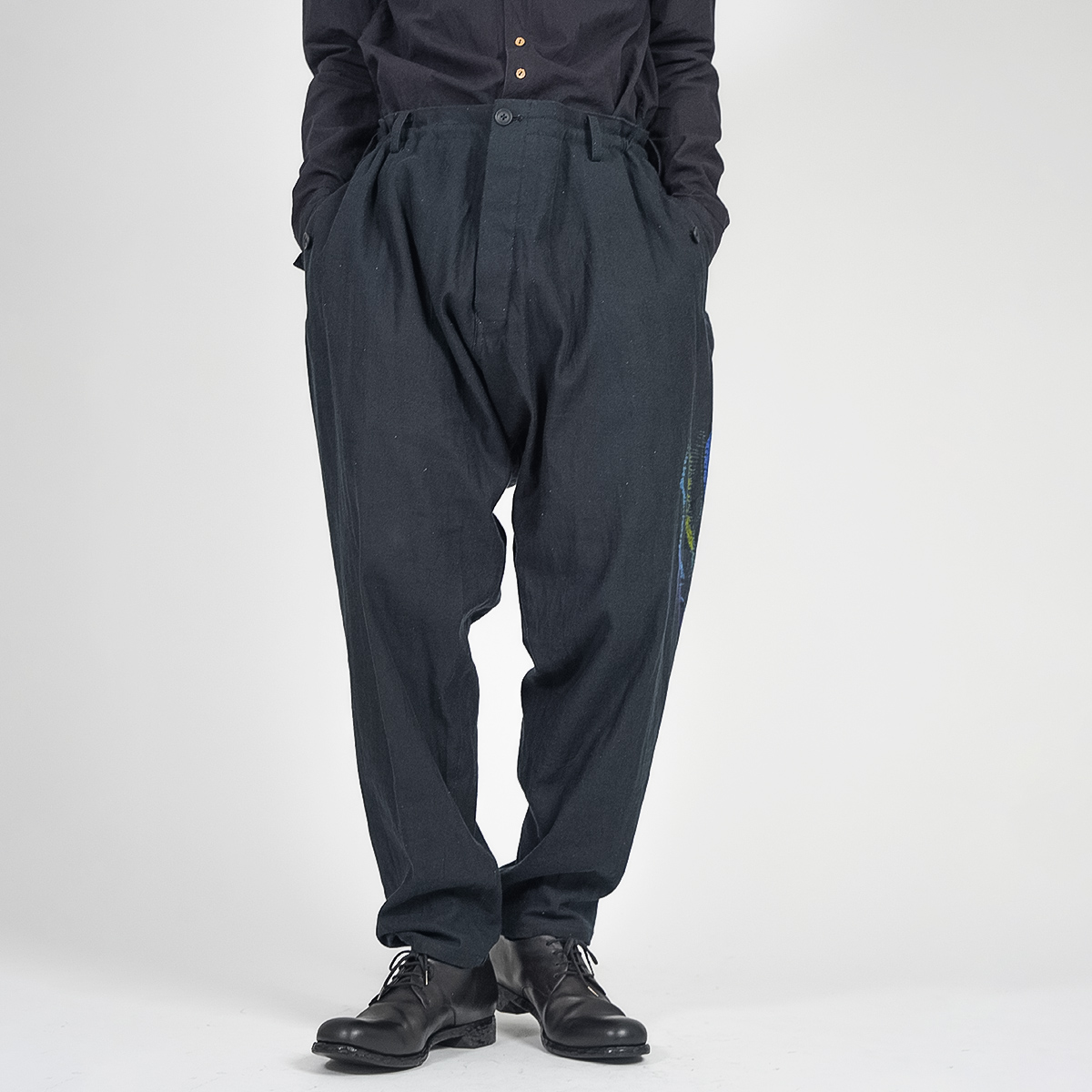 ヨウジヤマモト 24AW 女性柄デニムパンツ | HUES 福岡セレクトショップ