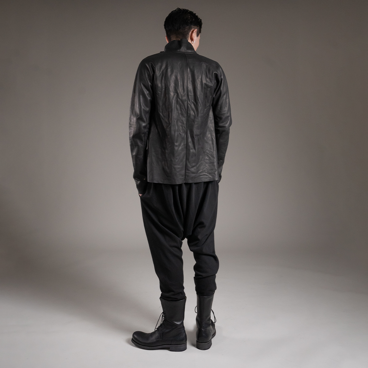 m.a+ ジップ トールカラー レザーシャツ | HUES 福岡セレクトショップ