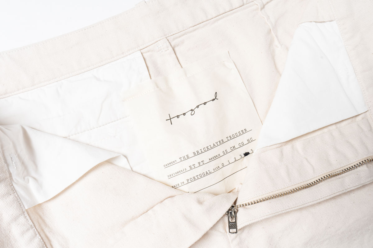 toogood The Bricklayer Trouser | HUES 福岡セレクトショップ