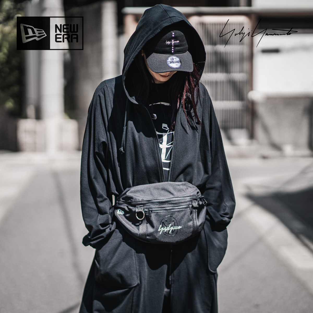 激レア 美品】ヨウジヤマモト×ニューエラ コラボボディバッグ 刺繍