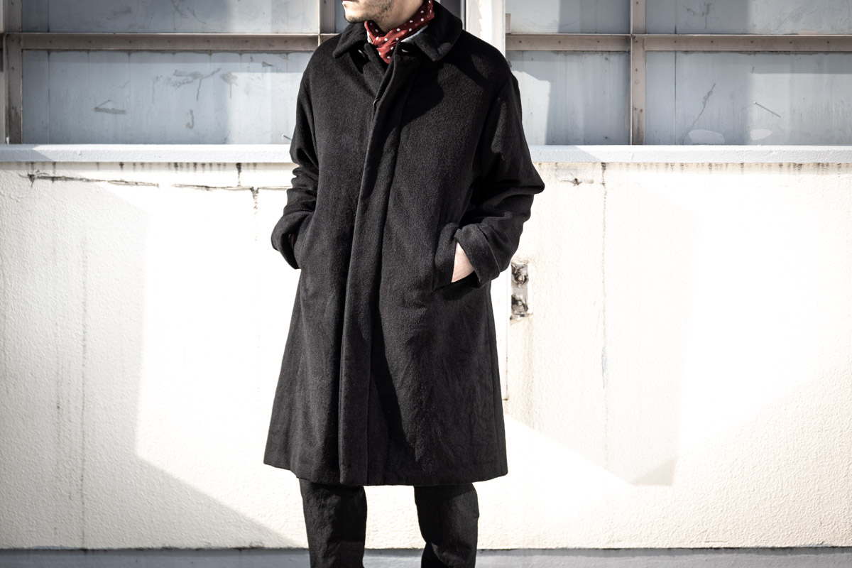 ジェフリー B.スモール 別注 カシミア フィッシャーマンズ コート