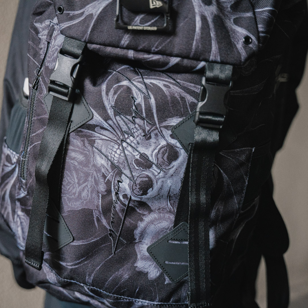 ヨウジヤマモト × ニューエラ 2022年春夏 SKULL&ROSE PRINT RUCKSACK