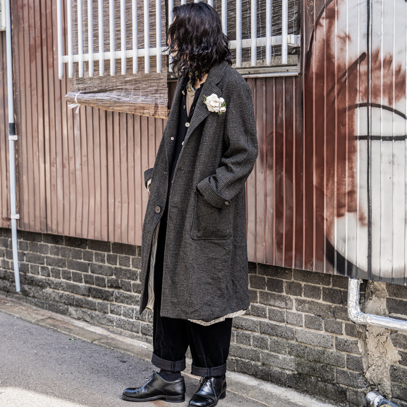ARCHIVIO J.M.Ribot 22AW ツイード チェスターコート | HUES 福岡